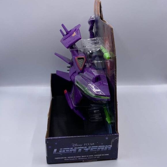 Disney Pixar Lightyear Hyperspeed Series Zurg Fighter Ship Zurg Figure Mattel - Picture 6 of 7